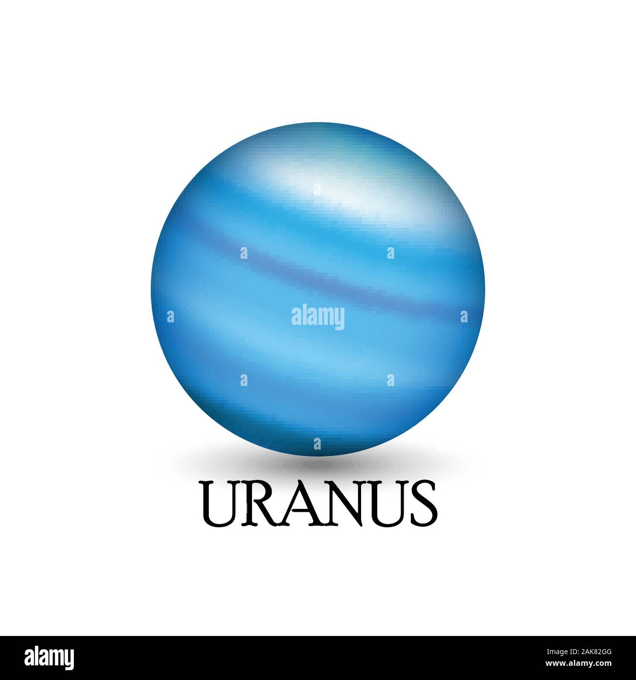 Planet Uranus. Illustration vector Stock Vector Image & Art - Alamy