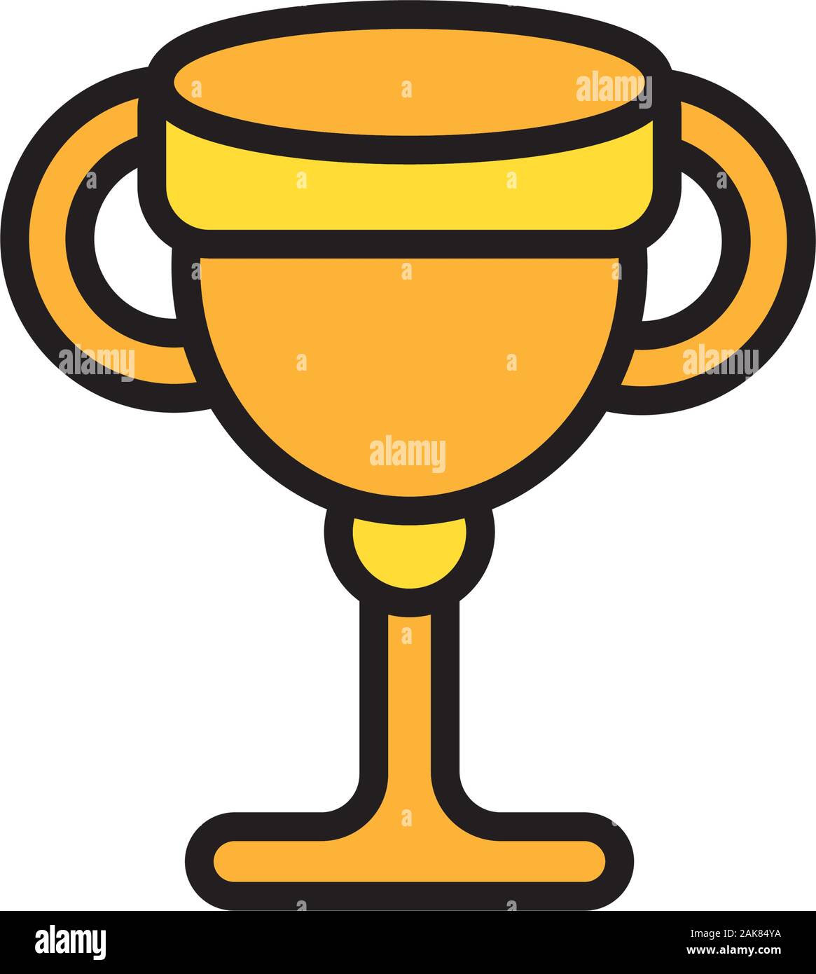 trophy cup award isolated icon Stock Vector Image & Art - Alamy
