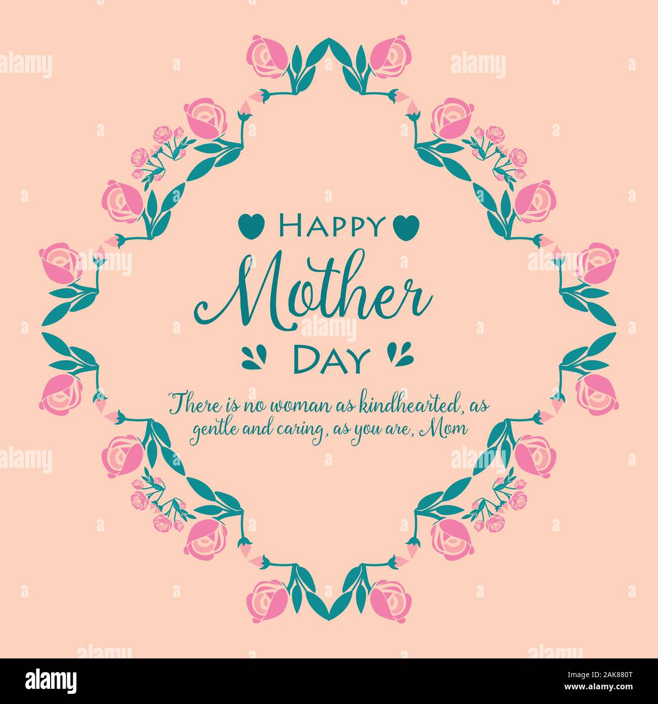 Beautiful Mothers Day Invitation Card Moment Concept Beautiful Mothers Day Invitation Card Moment Concept