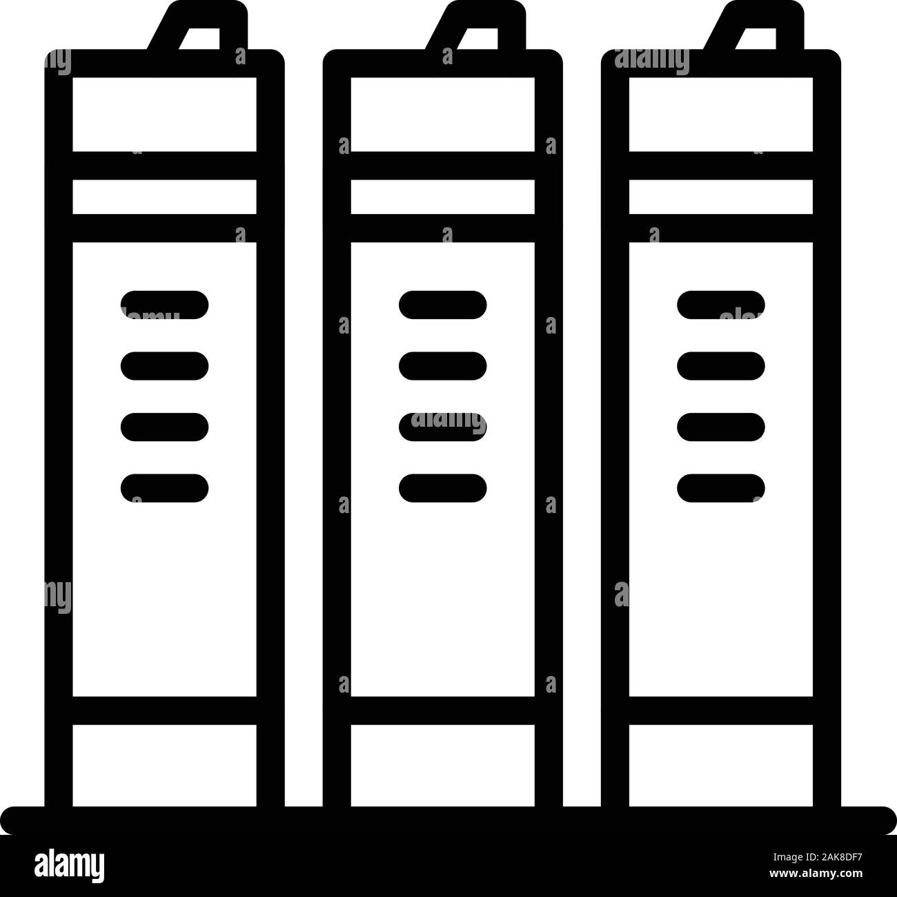 University folder icon, outline style Stock Vector Image & Art - Alamy