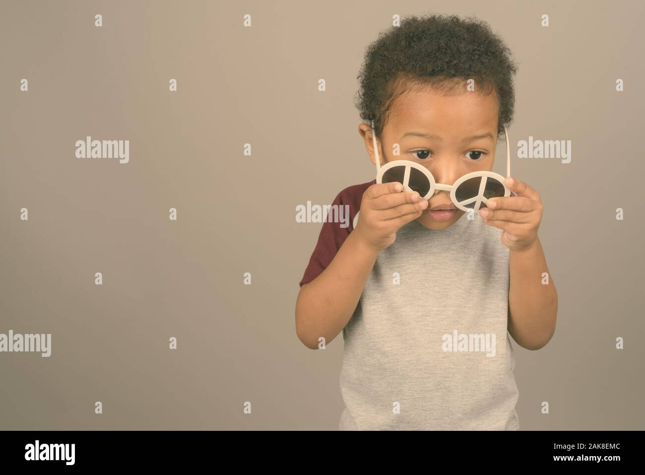 African boy thinking child hi-res stock photography and images - Alamy