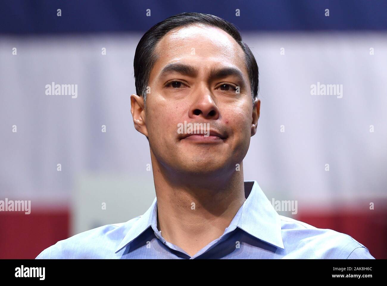 Brooklyn, NY, USA. 7th Jan, 2020. Julian Castro at a public appearance for Elizabeth Warren Presidential Campaign Rally, Kings Theatre, Brooklyn, NY January 7, 2020. Credit: Kristin Callahan/Everett Collection/Alamy Live News Stock Photo