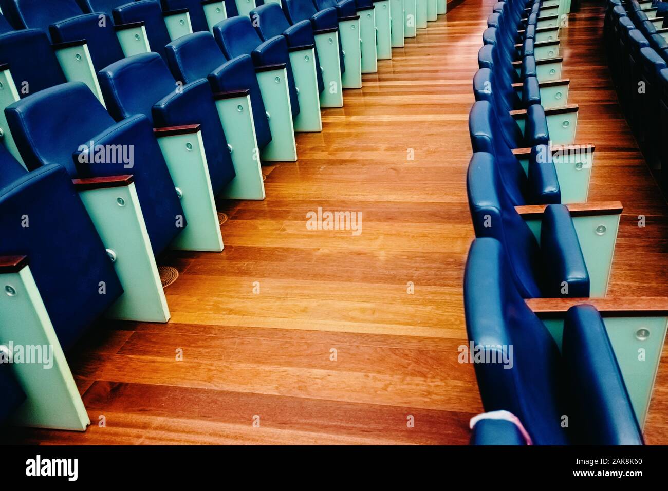 Rows of empty seats and seats in an auditorium Stock Photo - Alamy