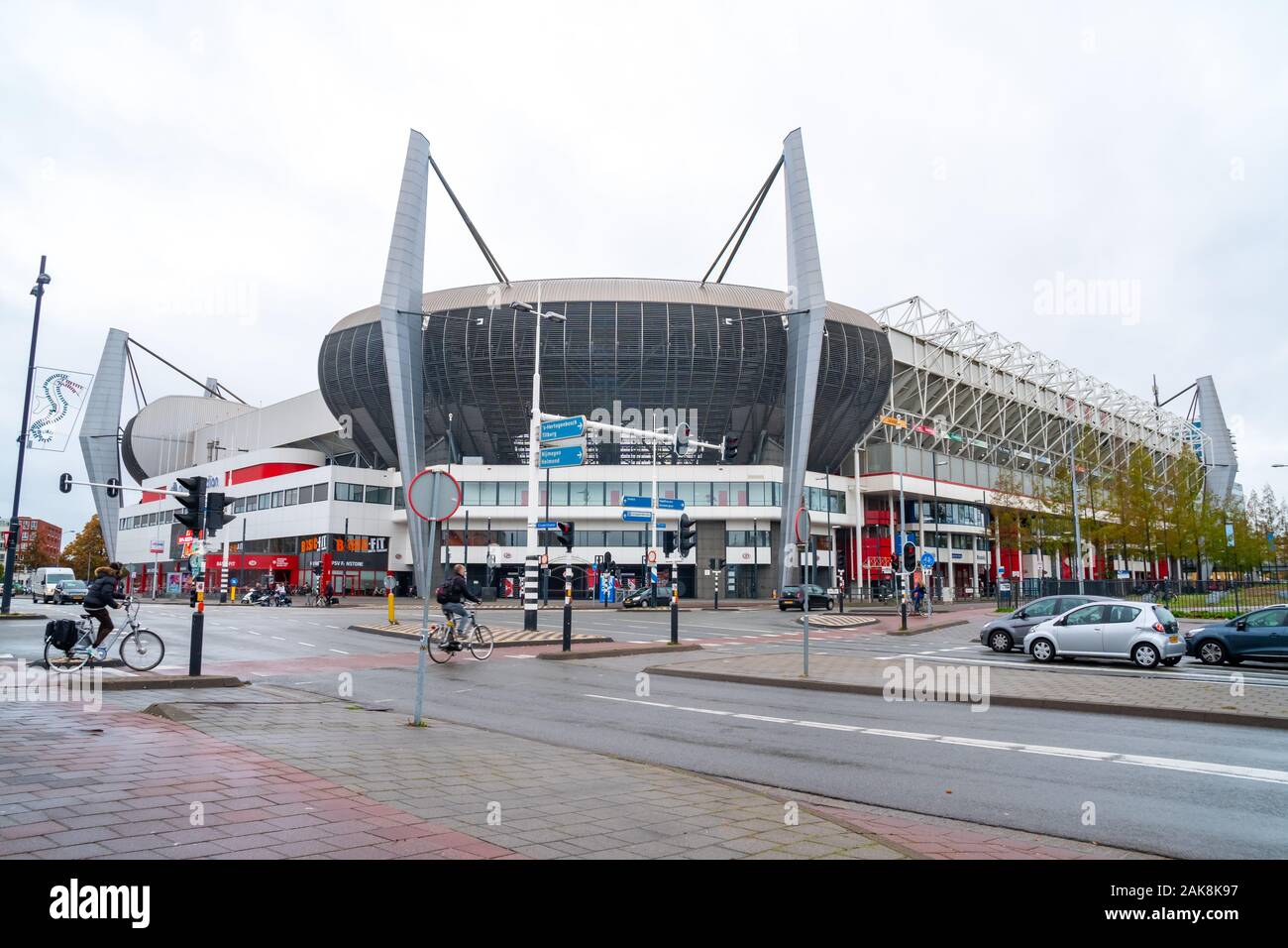 Eindhoven, Netherlands - 11.10.2019: Philips Stadion is a football stadium Stock Photo