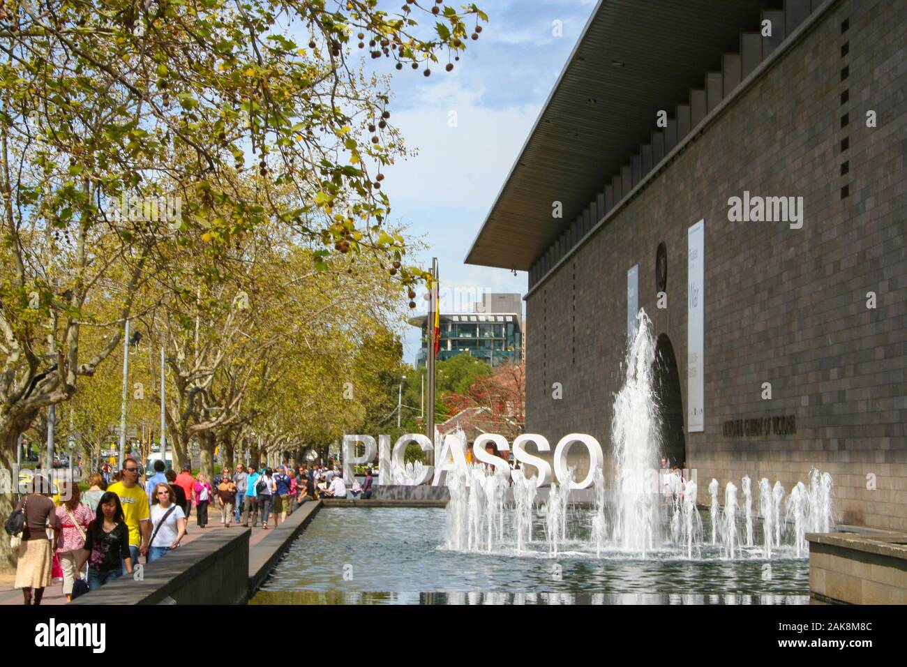 National Gallery of Victoria in Melbourne City (Australia) Stock Photo