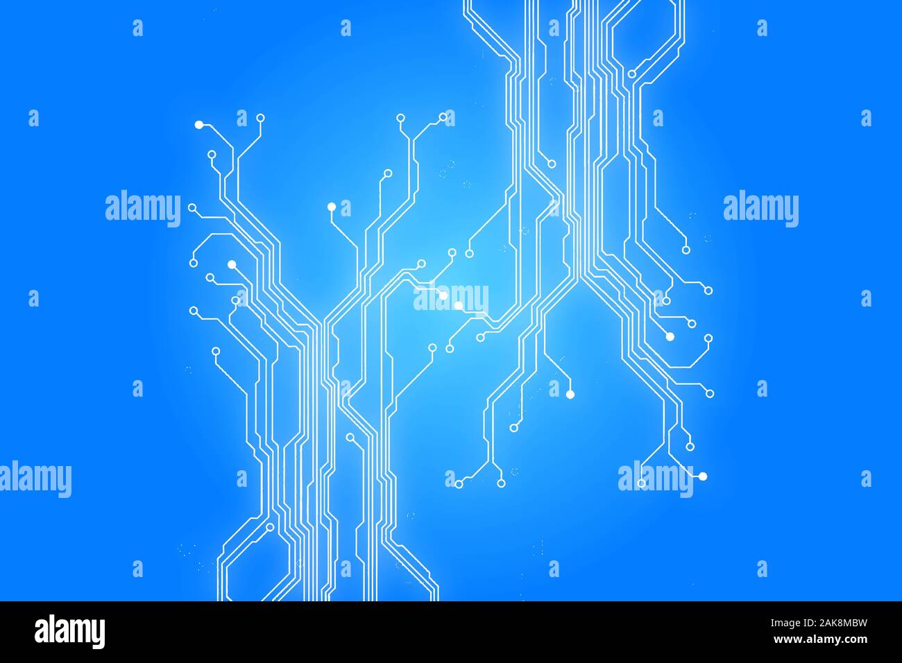 Abstract technology background with various technology elements Hi-tech ...