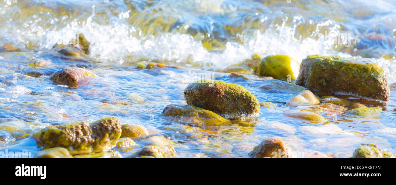 Water stones banner hi-res stock photography and images - Alamy