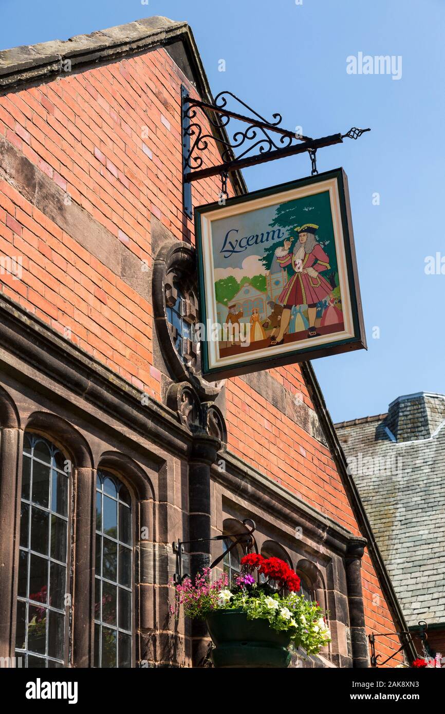 Lyceum, Port Sunlight village, Wirral, England Stock Photo