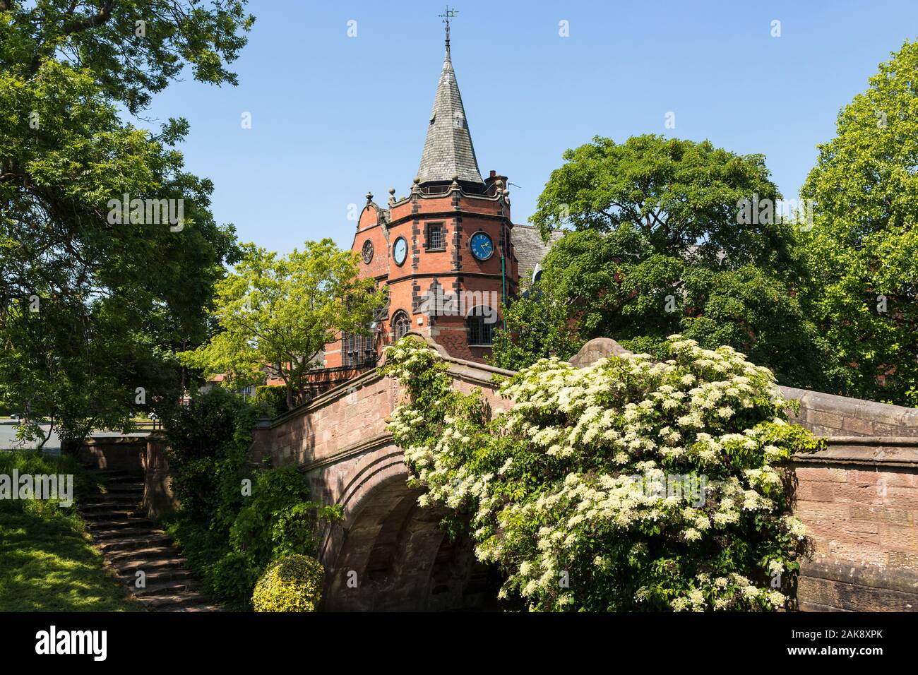 Dell and Lyceum, Port Sunlight village, Wirral, England Stock Photo
