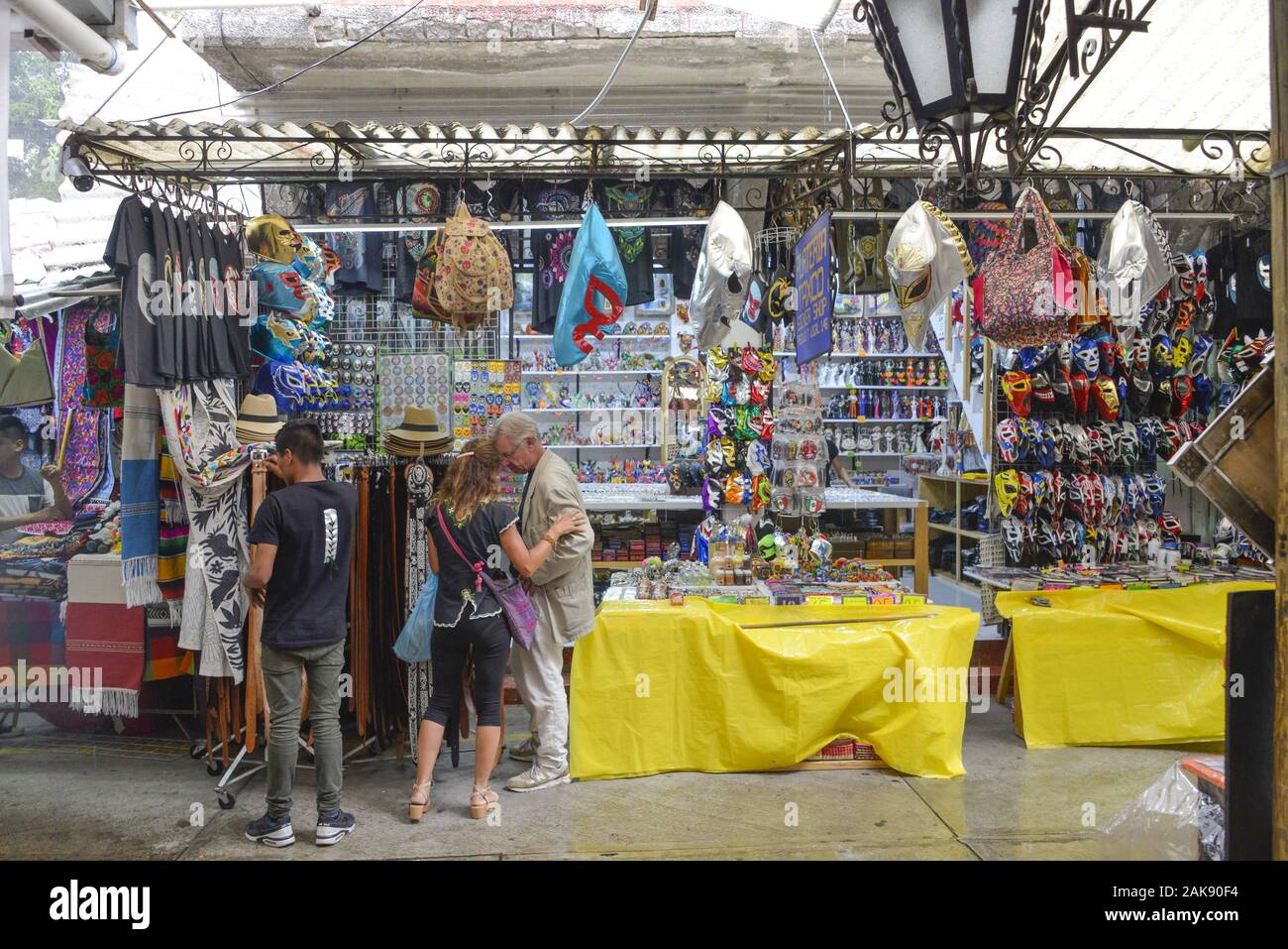 Kunsthandwerker-Markt Mercado De Artesanias La Ciudadela, Mexiko Stadt, Mexiko Stock Photo
