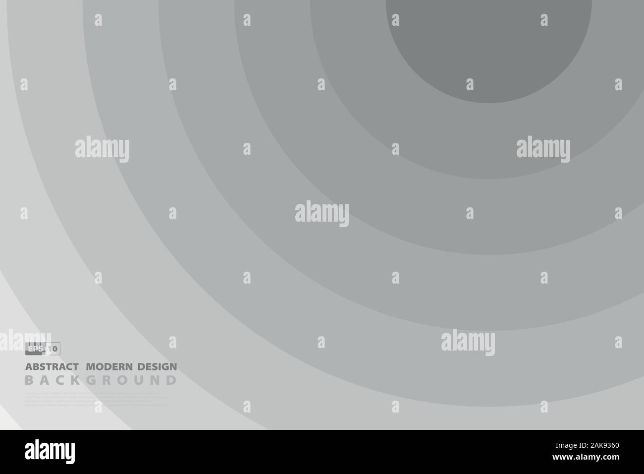 Abstract white and gray circle pattern design of minimal decorative ...
