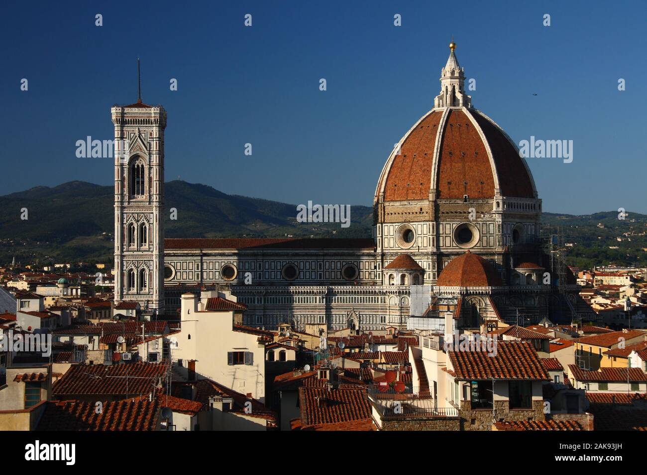 Impressive Florence cathedral in Tuscany Stock Photo