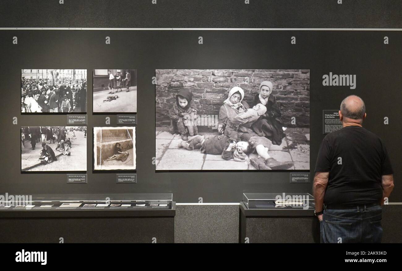 Fotos Warschauer Ghetto, Ausstellung, Museum zur Geschichte des Holocaust, Gedenkstätte Yad Vashem, Jerusalem, Israel Stock Photo