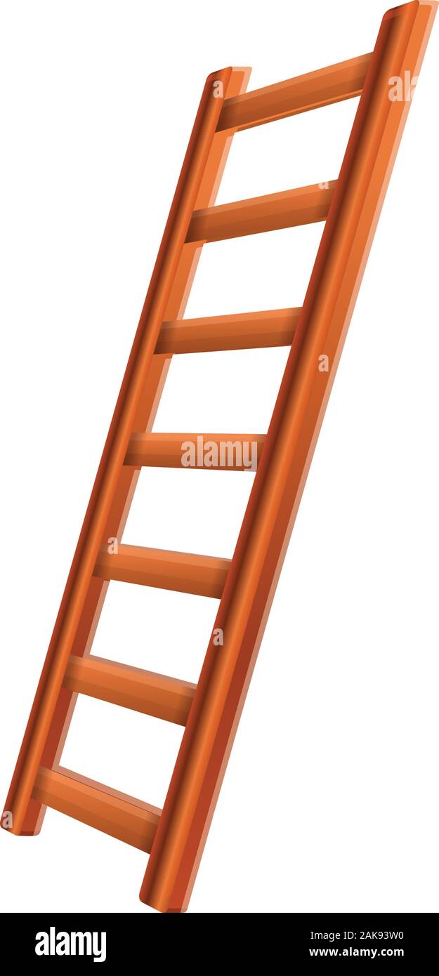 Ladder inventory icon. Cartoon of ladder inventory vector icon for web  design isolated on white background Stock Vector Image & Art - Alamy