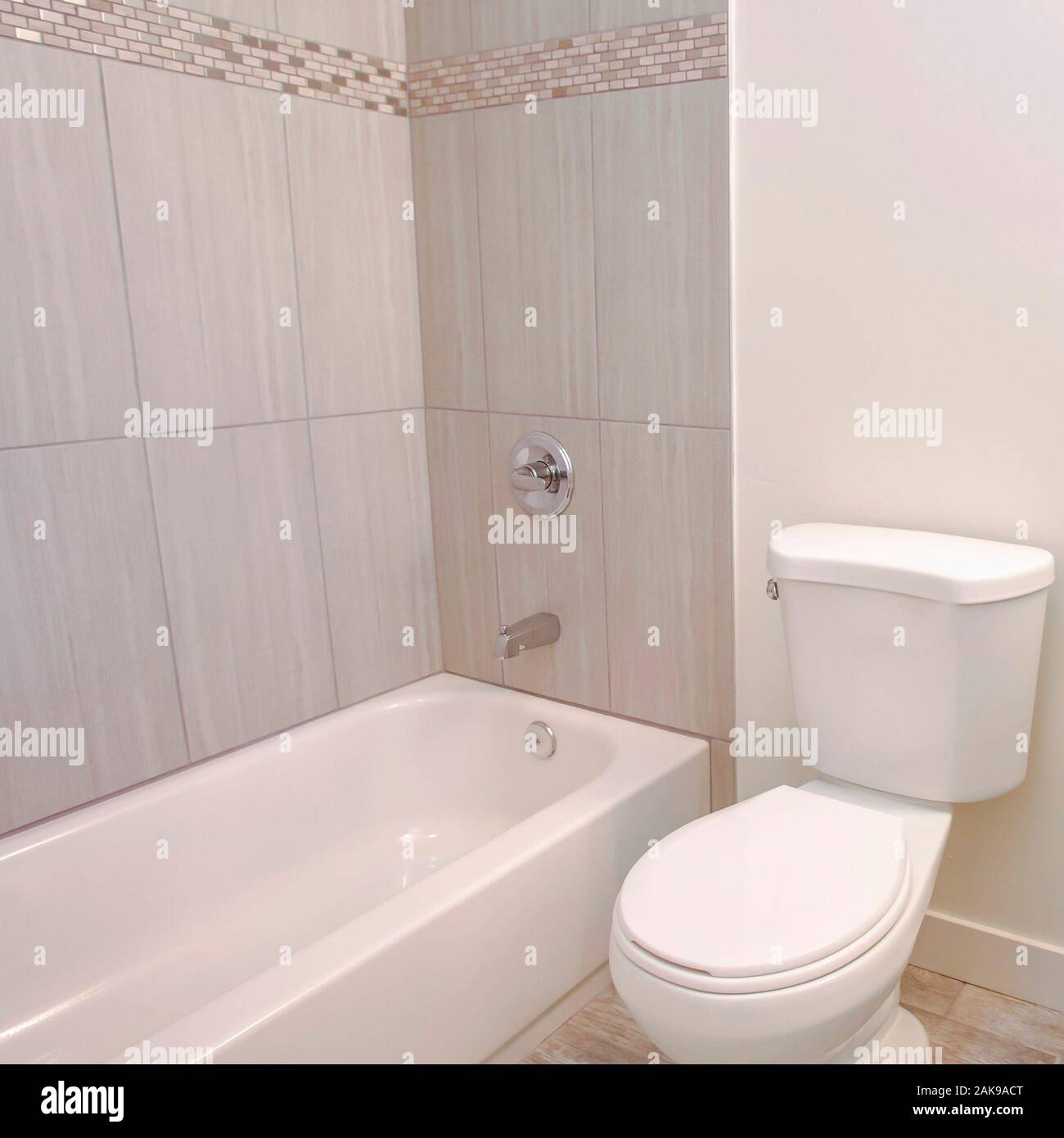 Square Sink in bathroom clean inside nice interior Stock Photo