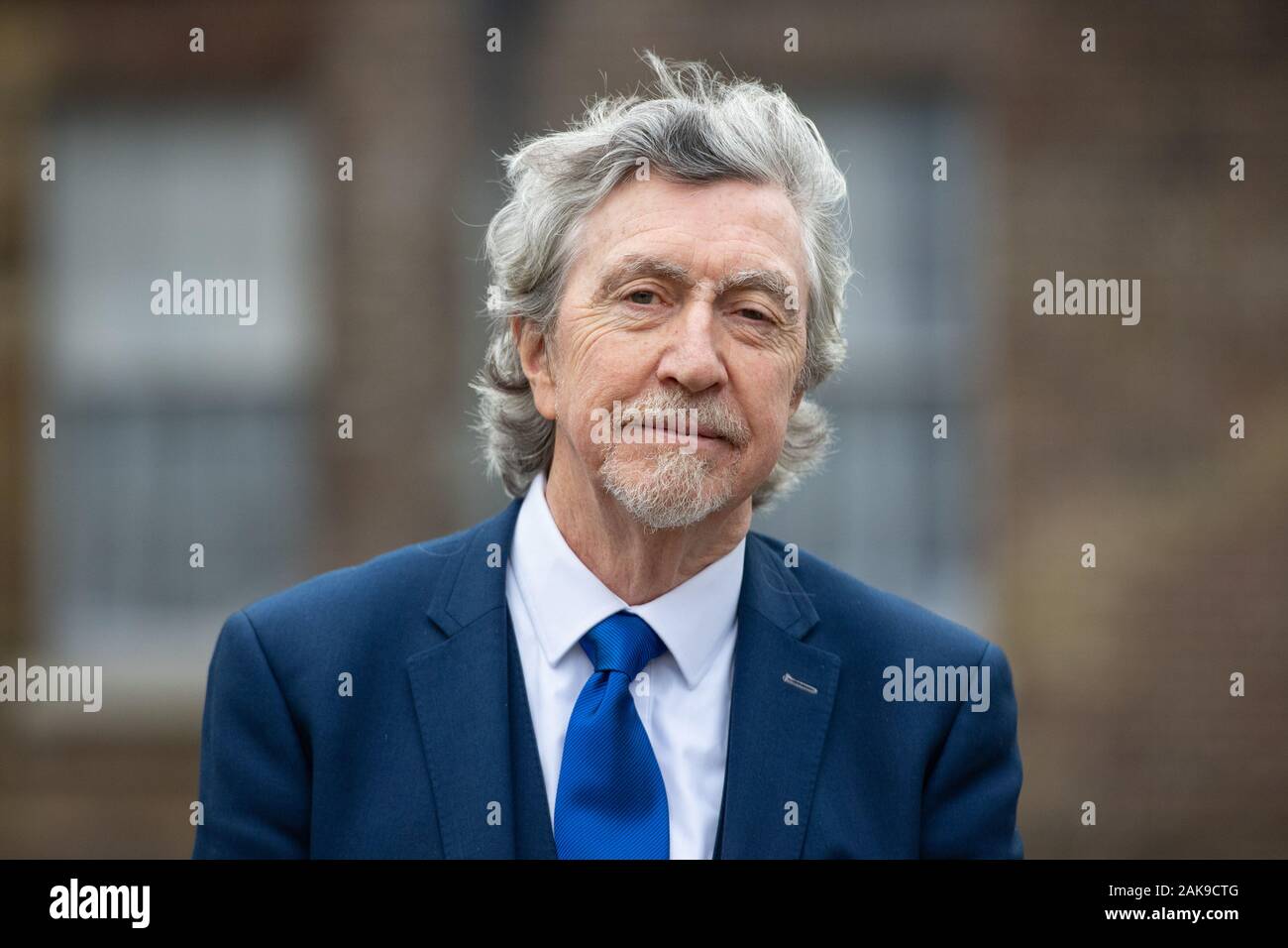 Newly elected Sinn Fein MP, Mickey Brady in Westminster, London. PA Photo. Picture date: Wednesday January 8, 2020. Photo credit should read: Dominic Lipinski/PA Wire Stock Photo