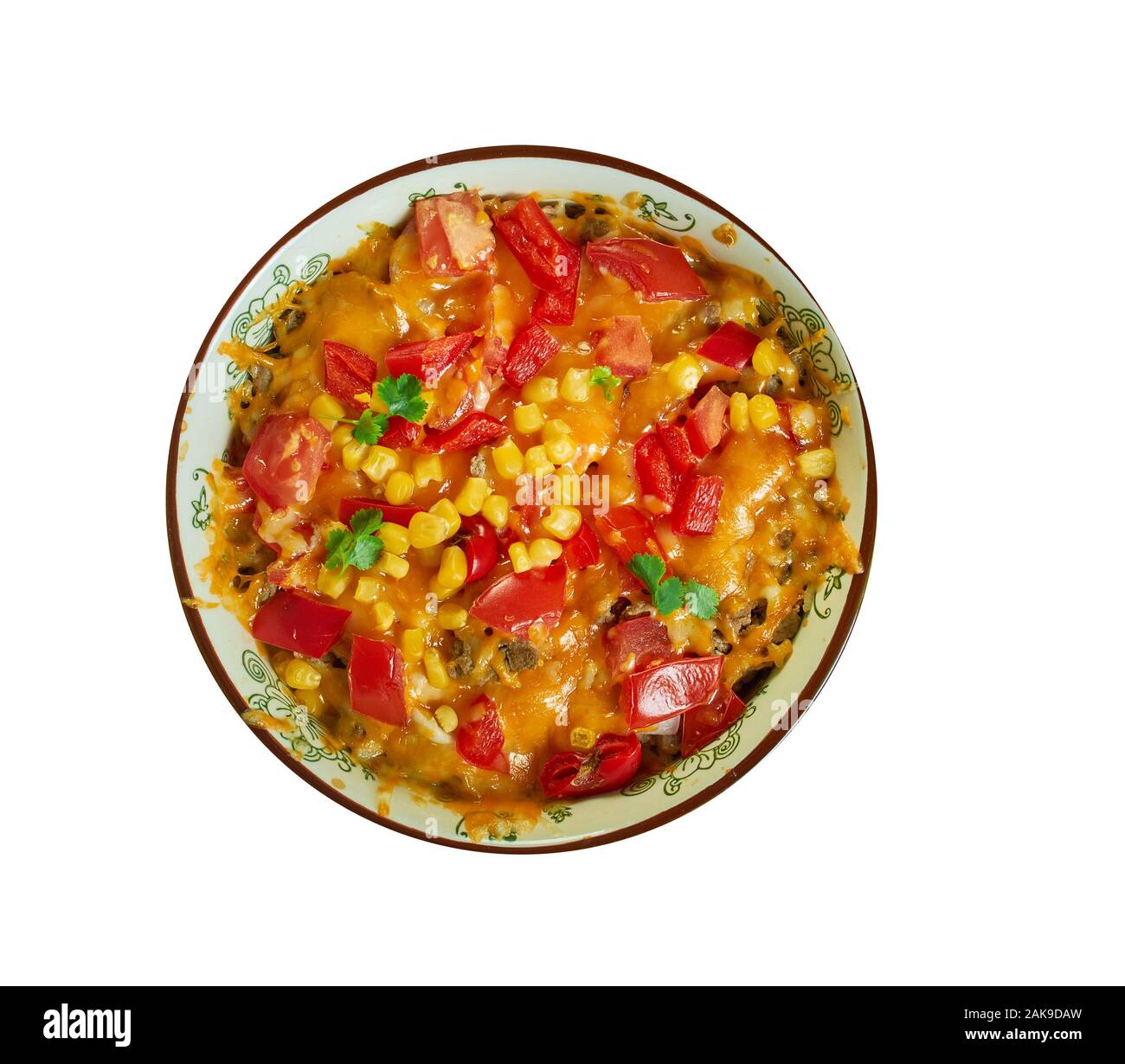 Southwestern Burrito Bowl Bake, Southwest cuisine, Traditional assorted