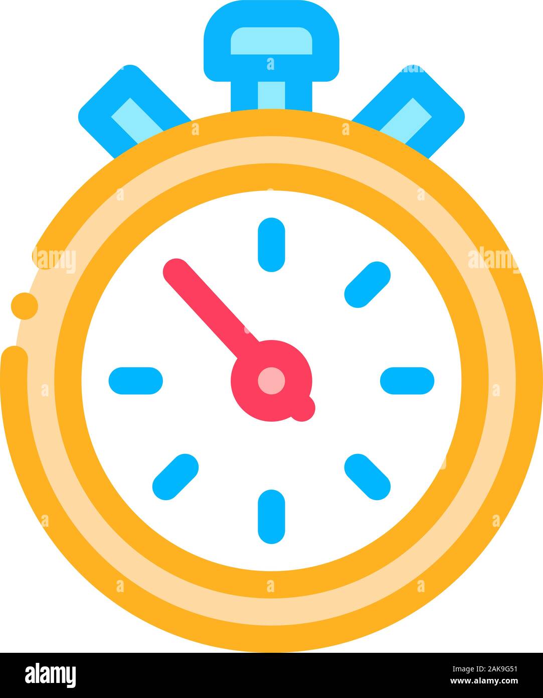 Competition Sport Stopwatch Icon Vector Outline Illustration Stock ...