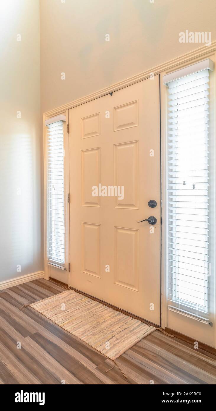 White front internal door in new house Stock Photo - Alamy