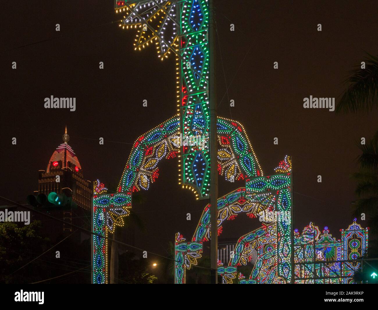 Taipei Lantern Festival: Unlike past themes which were mostly inspired by the 12 animal signs of the Chinese Zodiac Stock Photo