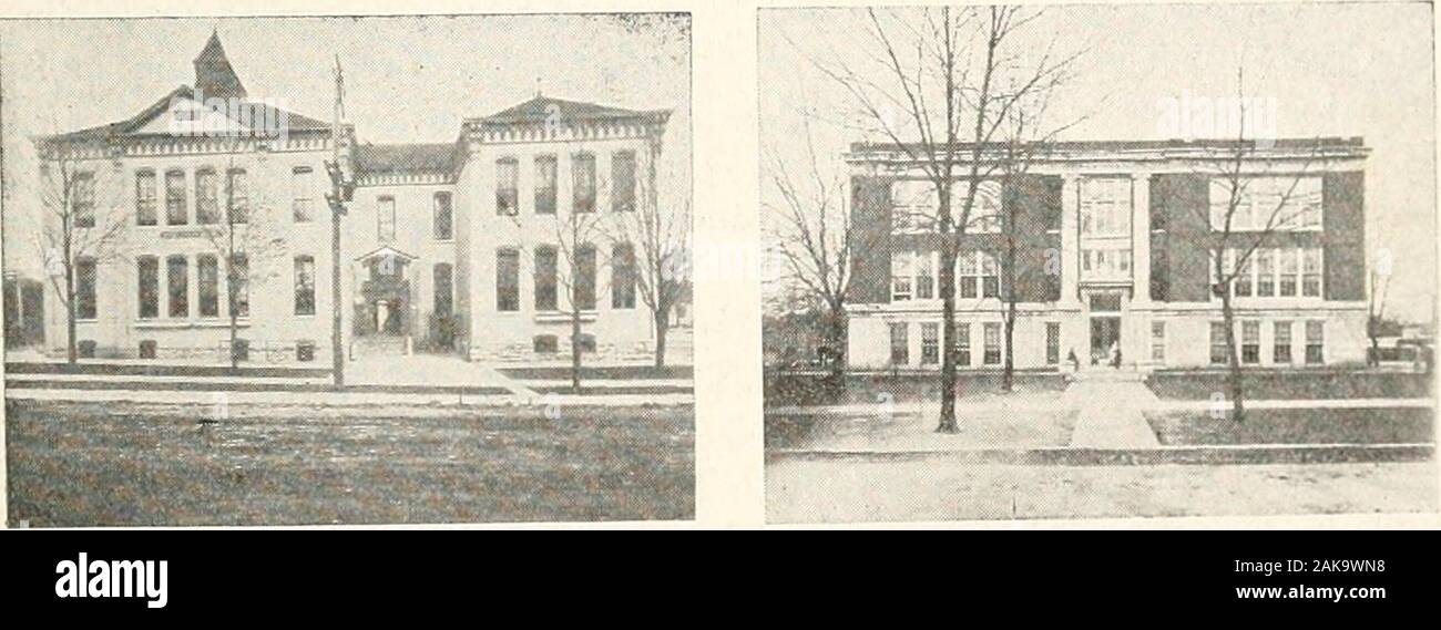 Past and present of Greene County Missouri; early and recent history and genealogical records of many of the representative citizens . mdaniel school. CAMPBELL SCHOOL.. PHELPS SCHOOL. BOYD SCHOOL. Stock Photo