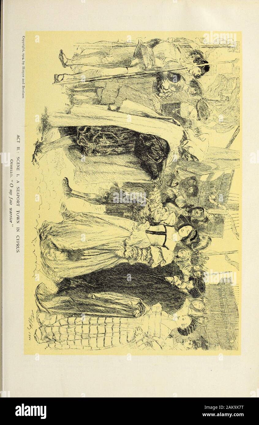 Harper's New Monthly Magazine Volume 109 June to November 1904 . rd, no less than in heightof prophetic power, in depth of recon-ciling and atoning inspiration, he is ex-celled by iEschylus: though surely, onthe latter score, by zEschylus alone. Butif the unique and marvellous power whichat the close of the Oresteia leaves us im-pressed with a crowming and final senseof high spiritual calm and austere con-solation in face of all the mystery of suf-fering and of sin—if this supreme giftof the imaginative reason was no moreshared by Shakespeare than by any poetor prophet or teacher of Hebrew ori Stock Photo