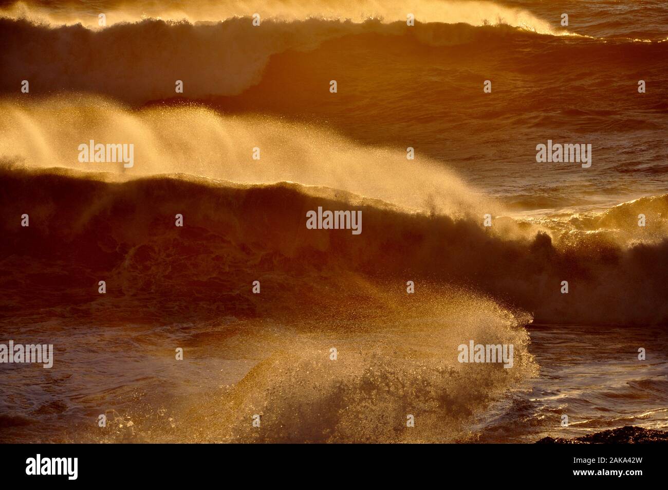 stormy sea - Italy Stock Photo