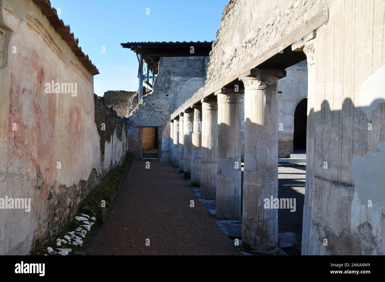 antique roman town Pompei Stock Photo