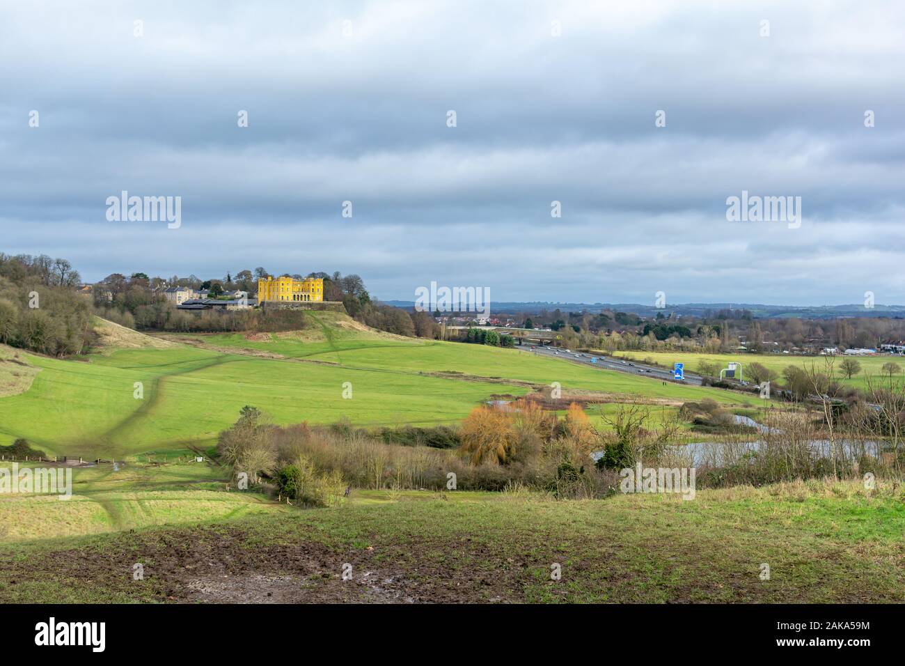 View over Stoke Park Estate in Bristol Stock Photo Alamy