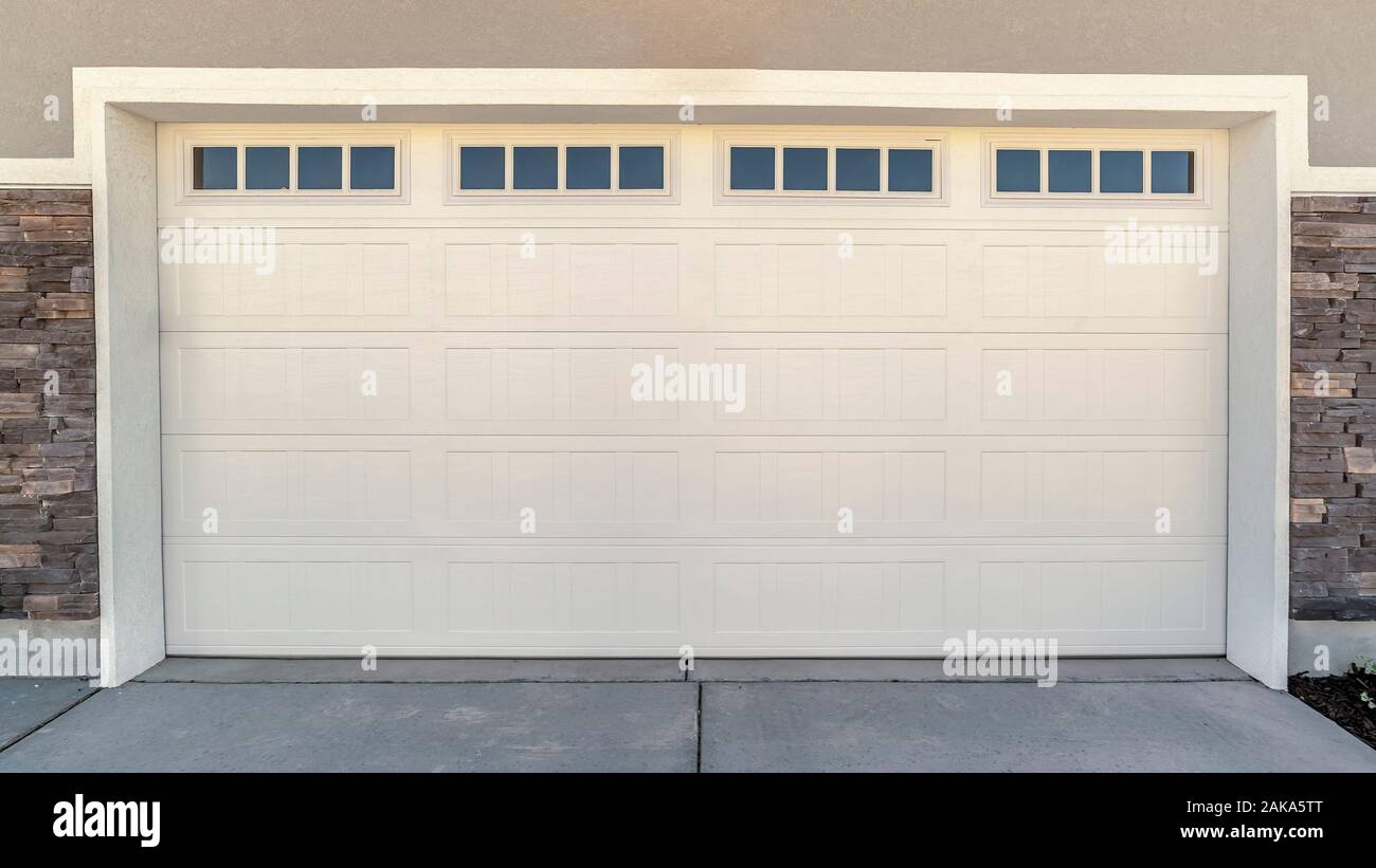 Automatic Garage Door Stock Photos Automatic Garage Door Stock