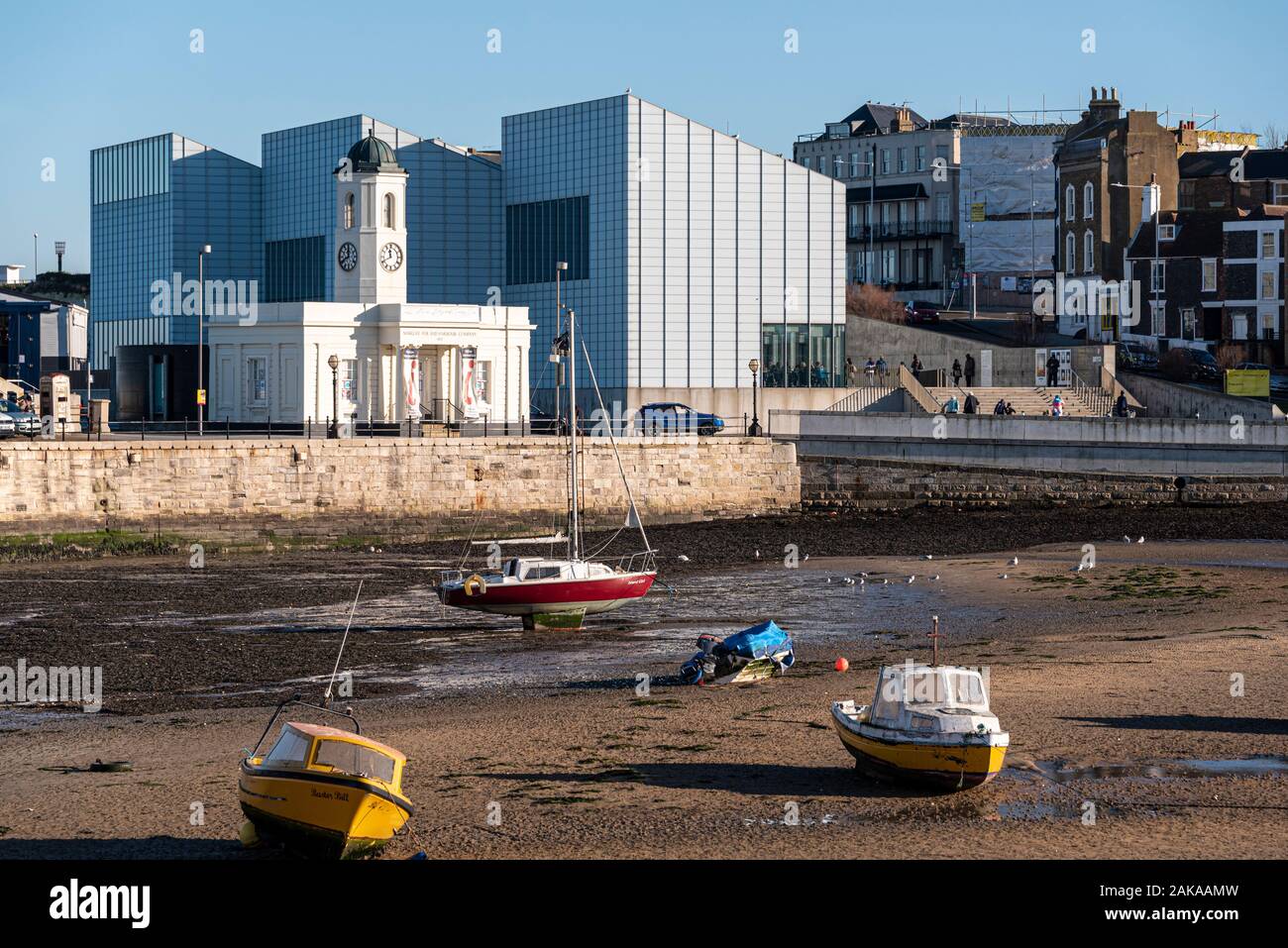 Turner Contemporary Art Gallery, Margate Kent UK. Modern building. Stock Photo