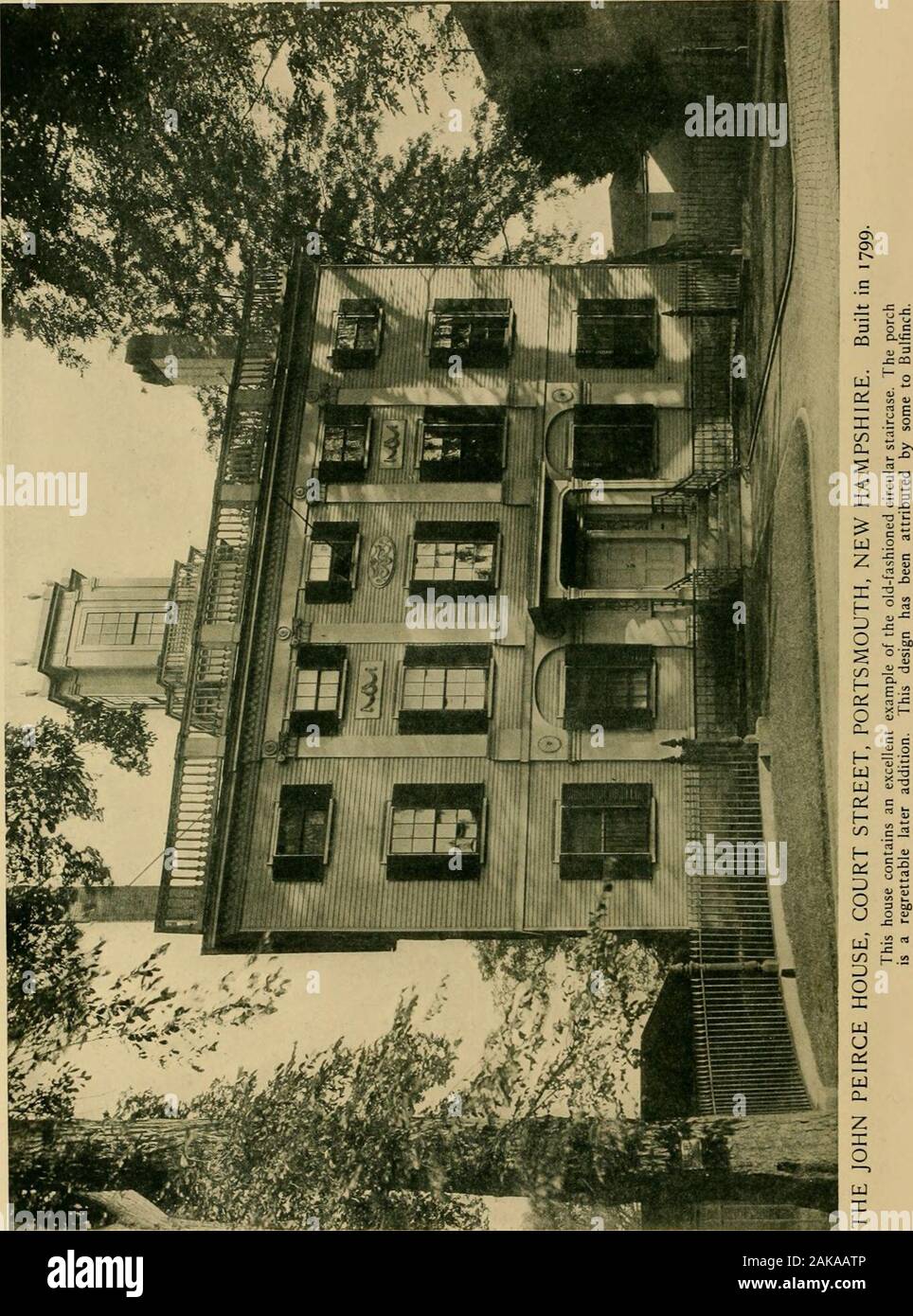 An architectural monograph on old three story houses of New England