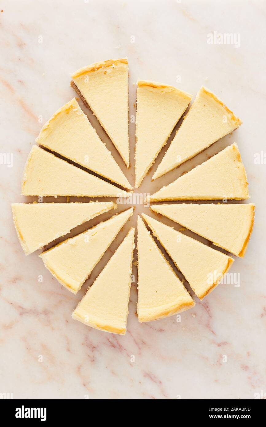 New York Cheesecake Stock Photo