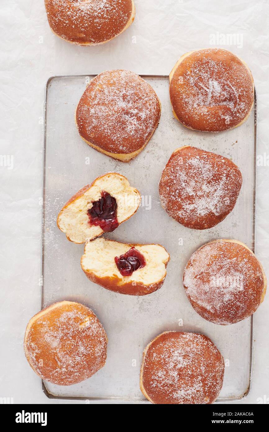 Jam doughnut hires stock photography and images Alamy
