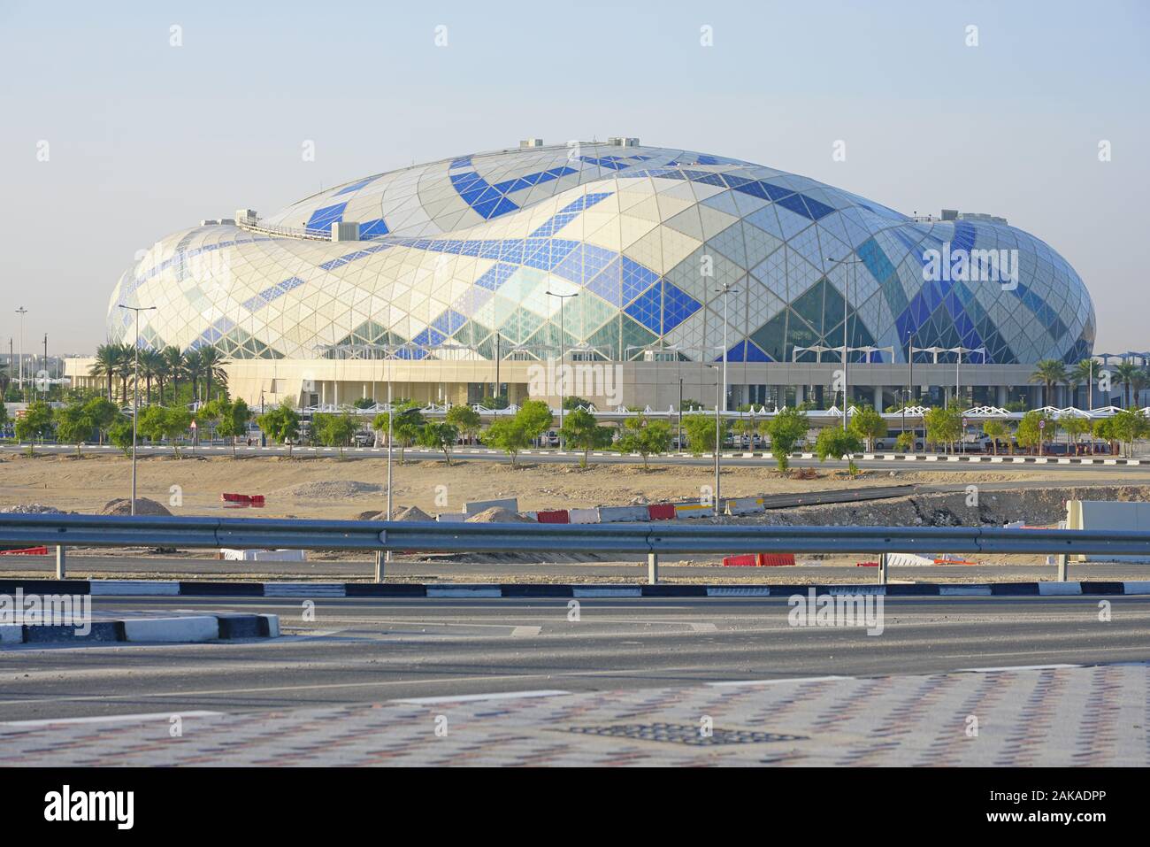 LUSAIL, QATAR -12 DEC 2019- View of the Lusail Sports Arena, a multipurpose  hall located in the Al Ahli Sports Village in Lusail, Qatar, near Doha  Stock Photo - Alamy