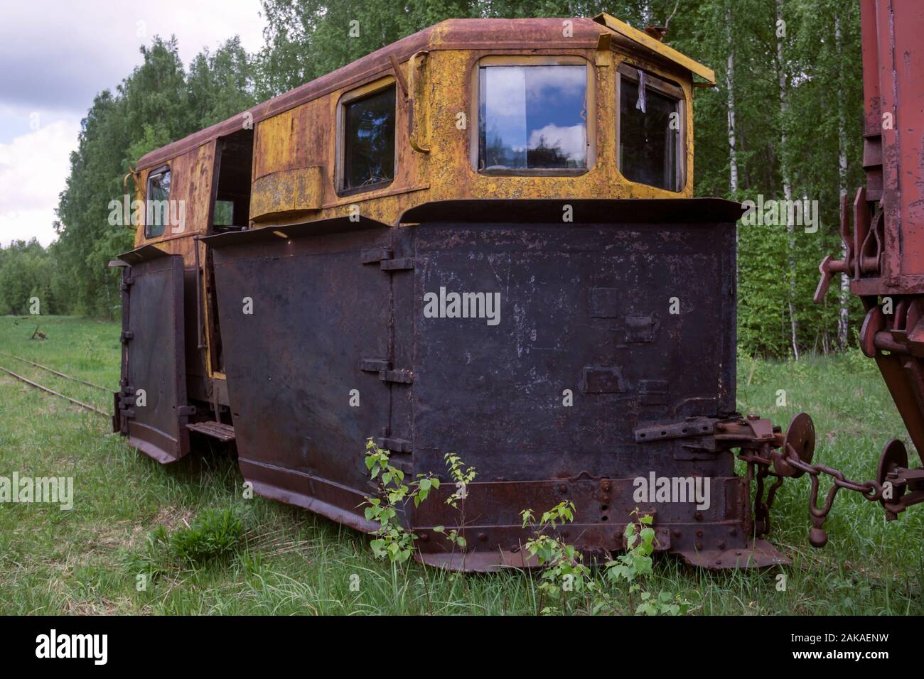 Old Rusty Locomotiv Stock Photo