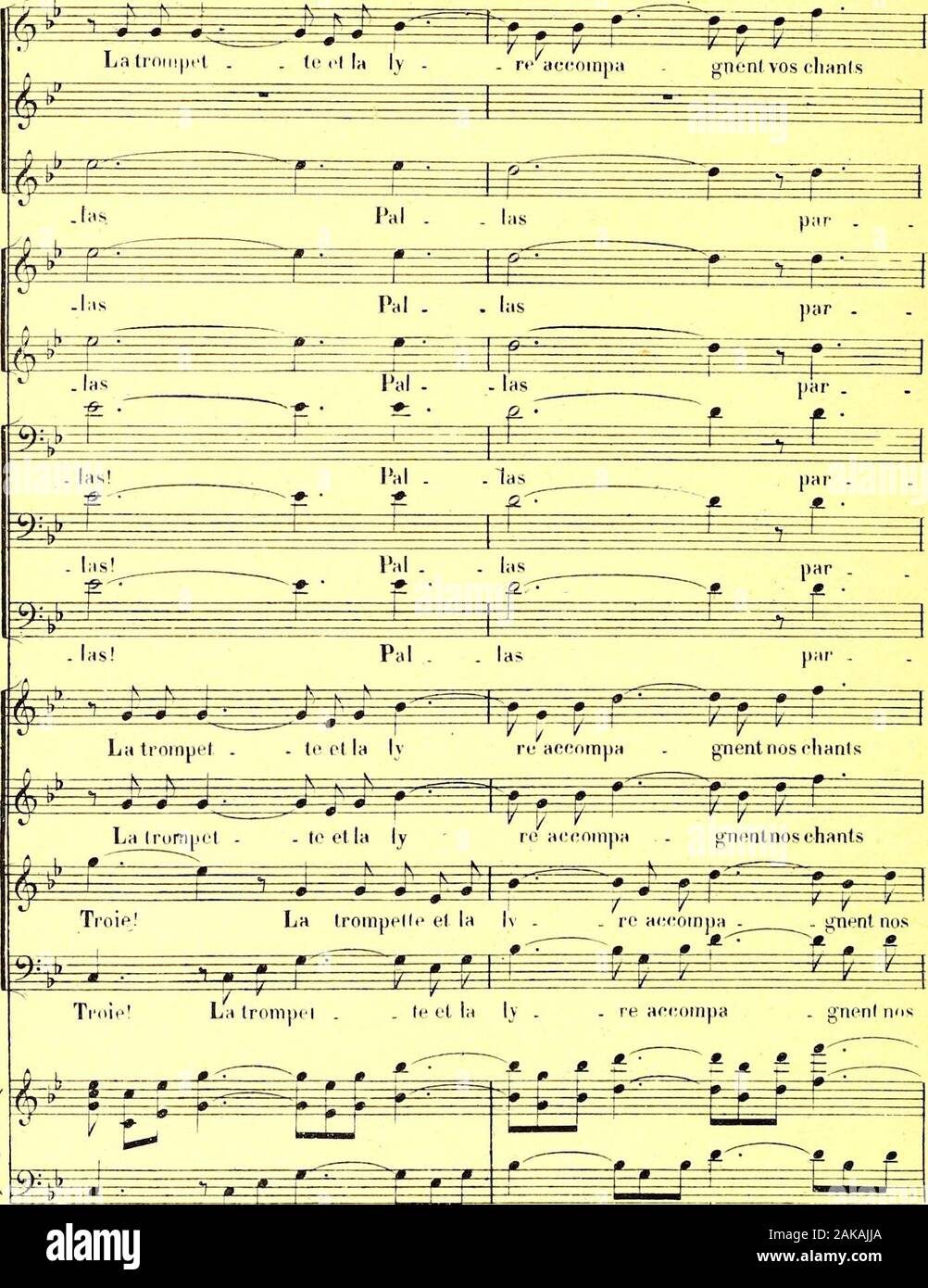 La prise de Troie : poème lyrique en deux actes et trois tableaux . lllll. - gnenl nos •toi :fe h - g *-T-*irn gp-^ ? T g Ê Et que jnsques dans Troie ^T f. I ^^=^ El que jus - ques dan^ U - don ^BEAEiïËEE^fl Troie! i g^p 5tEEE3EE£ ^ . ne a Troie?. Ê T • r-—t-f PH^3 Troie !. 3 É= ^ =1 u LtEEi=EEEE^ don ne A Troie!. ^E EE S don ?S- ^ f • eê Troie! ±=*=?=^ i . don . Troie! ÉEEE -^PP fc»-^ $ £ Ê La trompette et la !j - . re aecompa - griertt dos chants. m^ m m ??^ E3EE3E Î^F V° $ V La trompette et la ly -f—y ^ * * re aecompa . gnent nos chants. £=M=^^^ ^=r=r^f ^=F ^ i J t&gt; F chants ac.com-pa.g Stock Photo