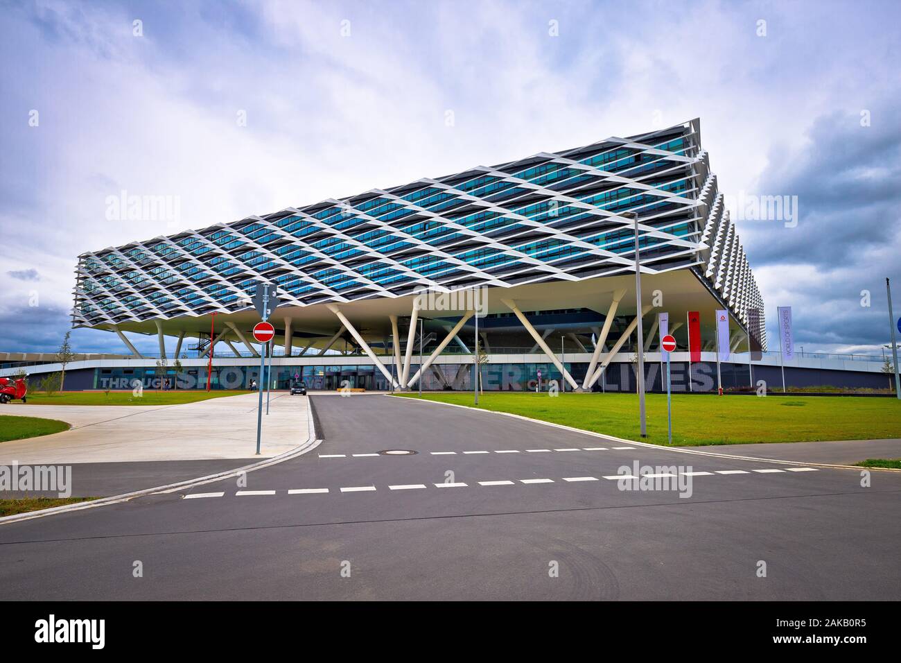 Herzogenaurach, Germany, September 2019: Adidas headquarter futuristic World of Sports buildings view. Herzogenaurach is town in Germany in which A Stock Photo - Alamy