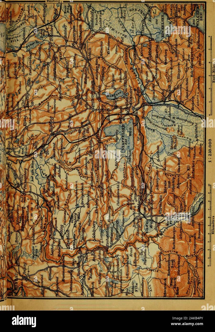 Southern Germany, including Wurtemberg and Bavaria: handbook for travellers  . AMMERSEE. 29. Route. 197 271/2 M. Diemendorf; 30i/2 M. Wihhofen (to the  Ammersee, seebelow). — At (331/2 M.) Weilheim (1845 ft.; *Post; *