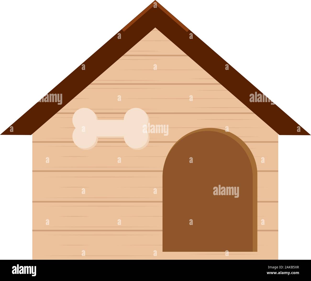 Wooden Dog House Cut Out Stock Images & Pictures Alamy