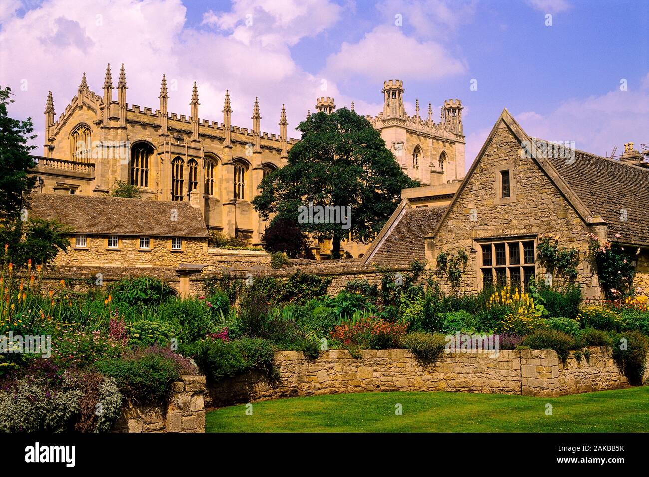 Christchurch Cathedral exterior view, Oxford, England, UK Stock Photo