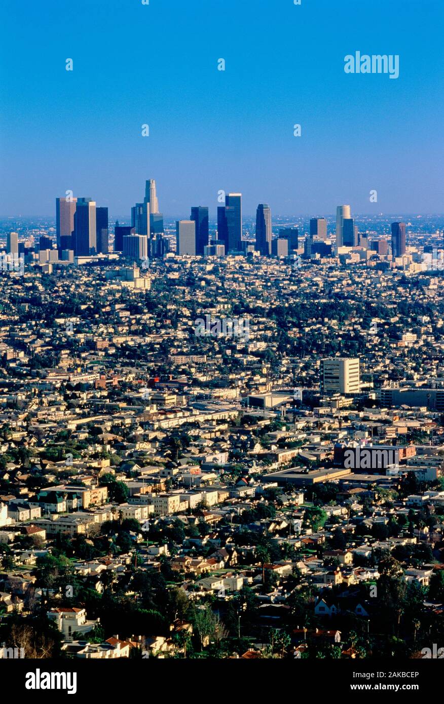 Cityscape of Los Angeles, California, USA Stock Photo