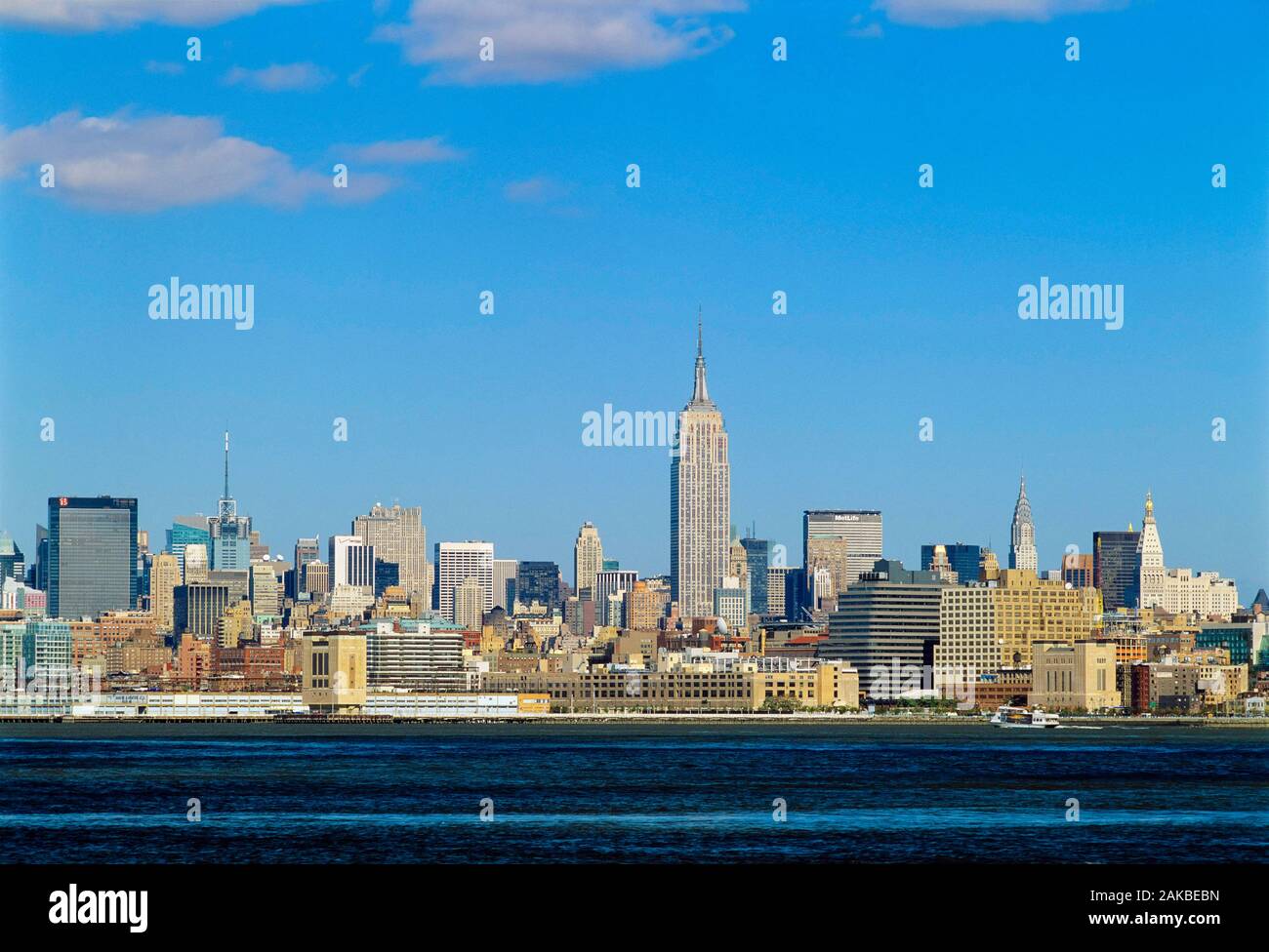 View of city, Manhattan, New York City, New York, USA Stock Photo