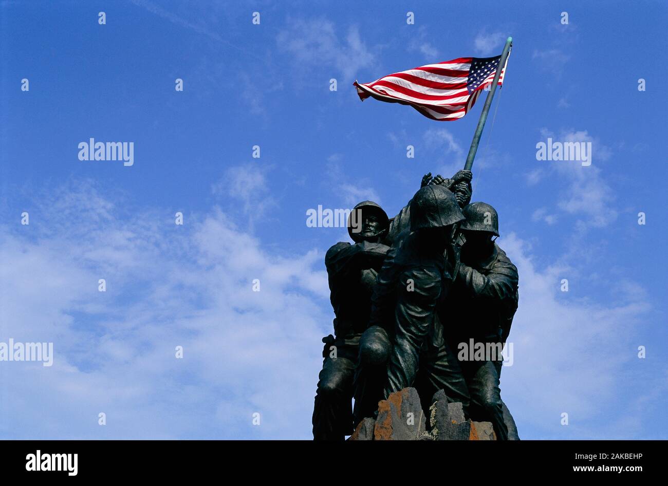 View of Iwo Jima Monument, Arlington, Virginia, USA Stock Photo