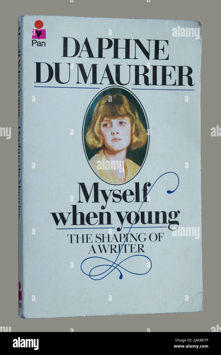Daphne du Maurier paperback book Myself when young, the shaping of a writer Stock Photo