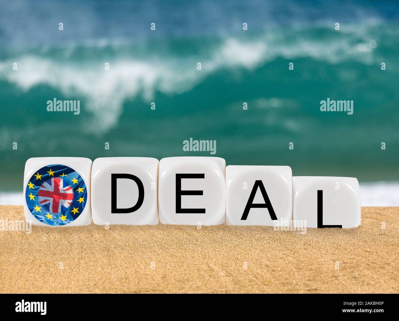 Brexit deal with the European union running into problems as the December deadline approaches Stock Photo