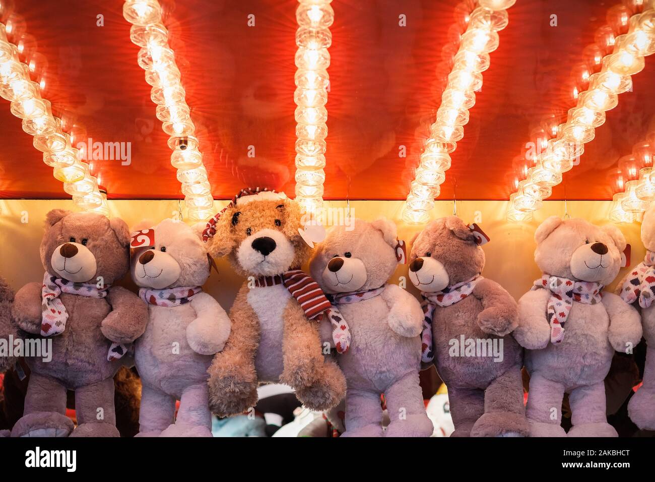 Christmas display teddy bears in hi-res stock photography and images - Alamy