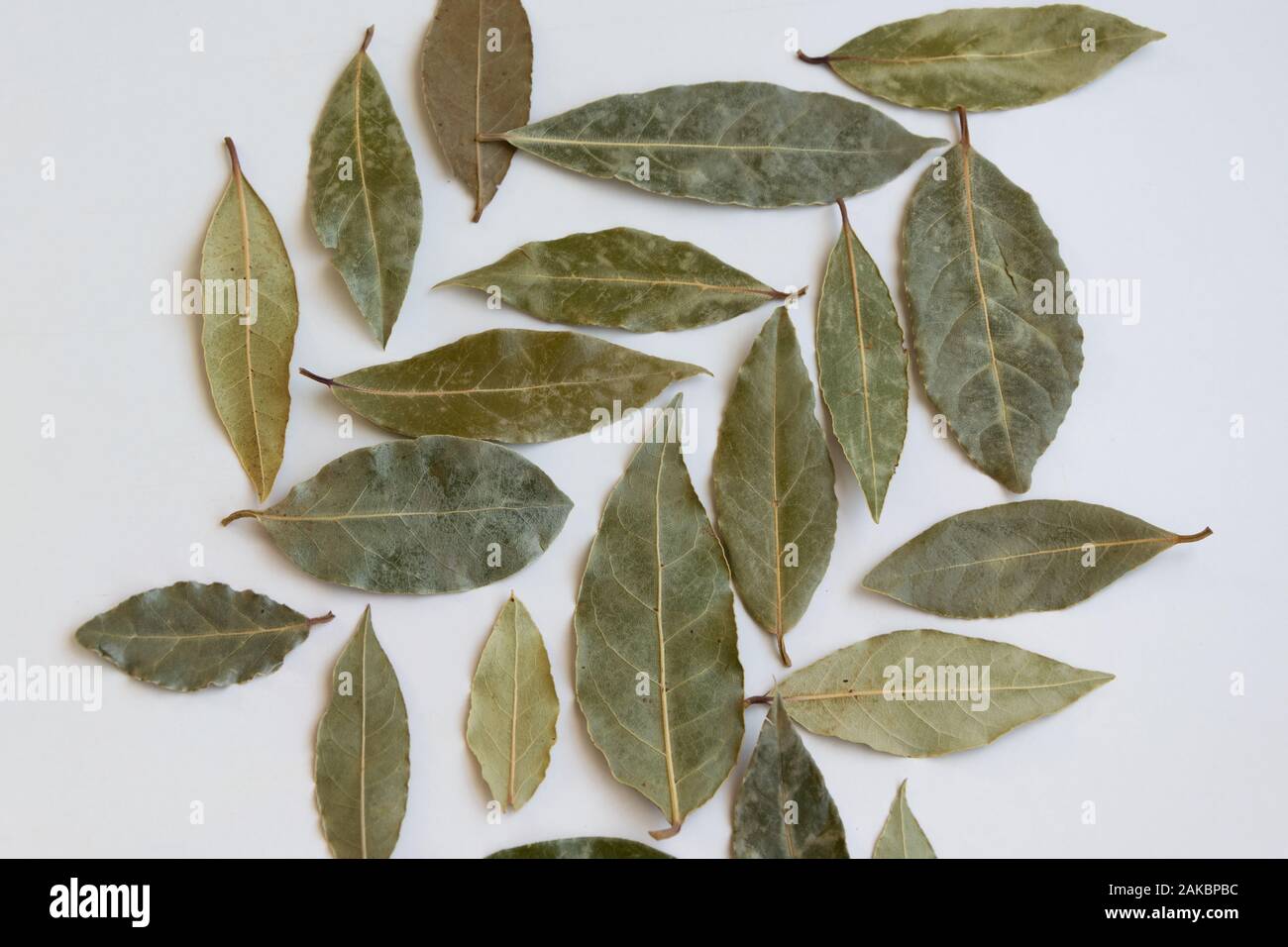 Dried bay leaves, aromatic seasoning ingredients Stock Photo Alamy