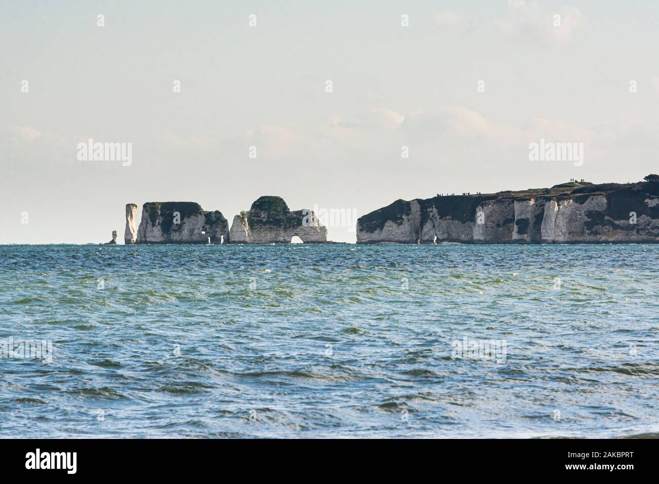 Old harry rocks from sea hi-res stock photography and images - Alamy