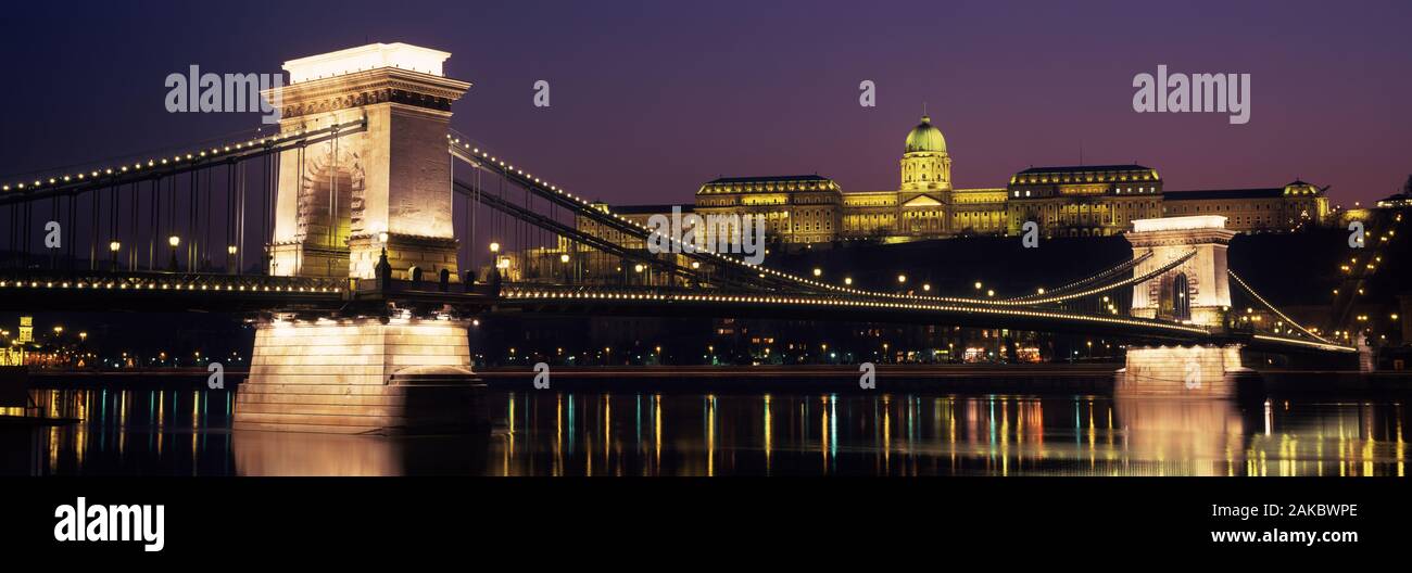 Panoramic night view budapest hi-res stock photography and images - Alamy